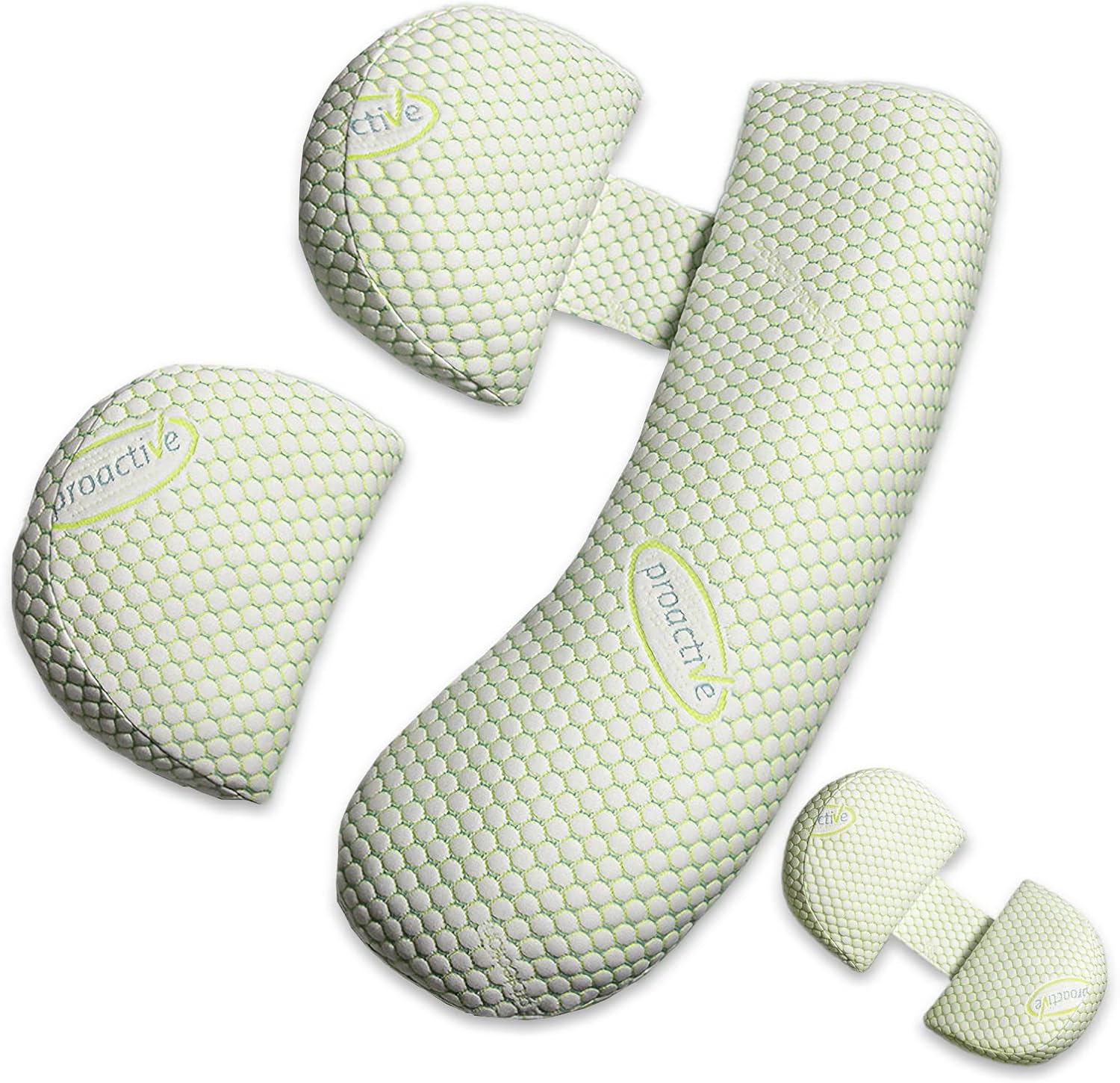WAYDA Almohadas de embarazo, almohadas embarazadas para dormir, almohadas de maternidad para mujeres embarazadas, almohada corporal suave con funda