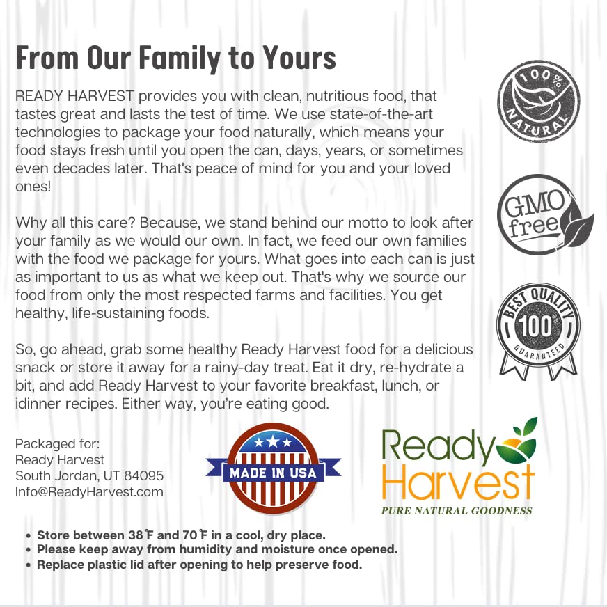 Ready Harvest Quick-Cook Frijoles pintos enlatados Frijoles secos Frijoles secos  Alimentos enlatados  Suministros de alimentos de emergencia