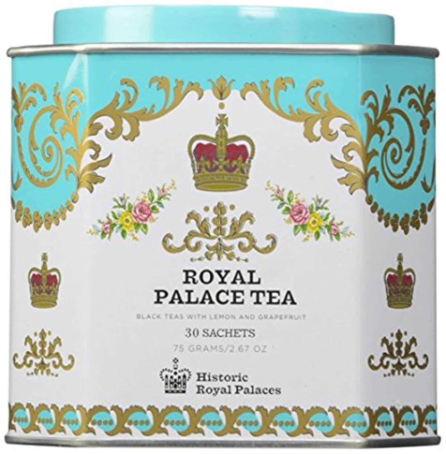 Harney And Sons Royal Palace Tea Sachets 30 unidades en lata de palacios reales históricos (paquete de 2)