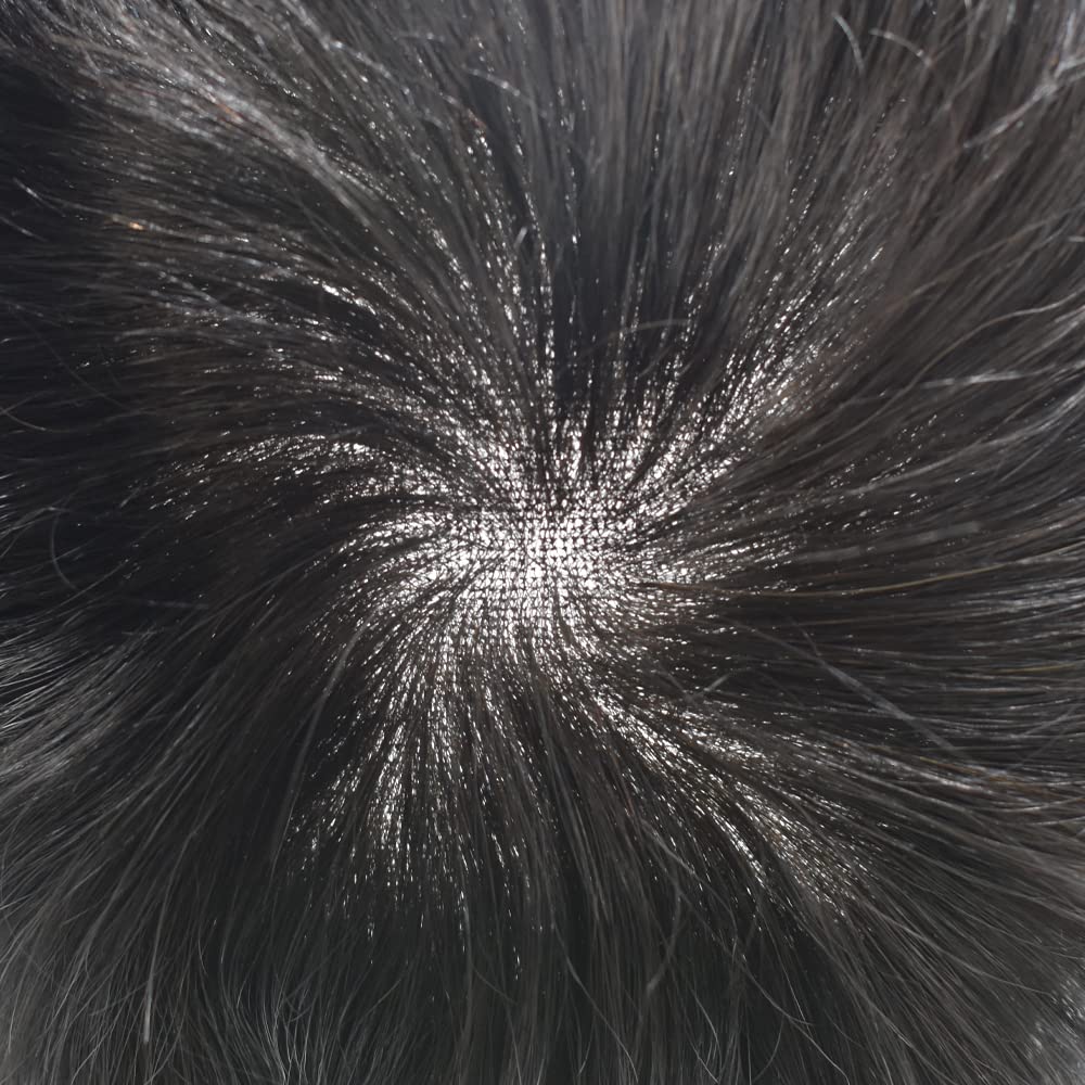 Pieza de cabello humano tipo tupé para hombre, suave encaje suizo, postizo para hombres, sistema de reemplazo de cabello para hombres, protesis