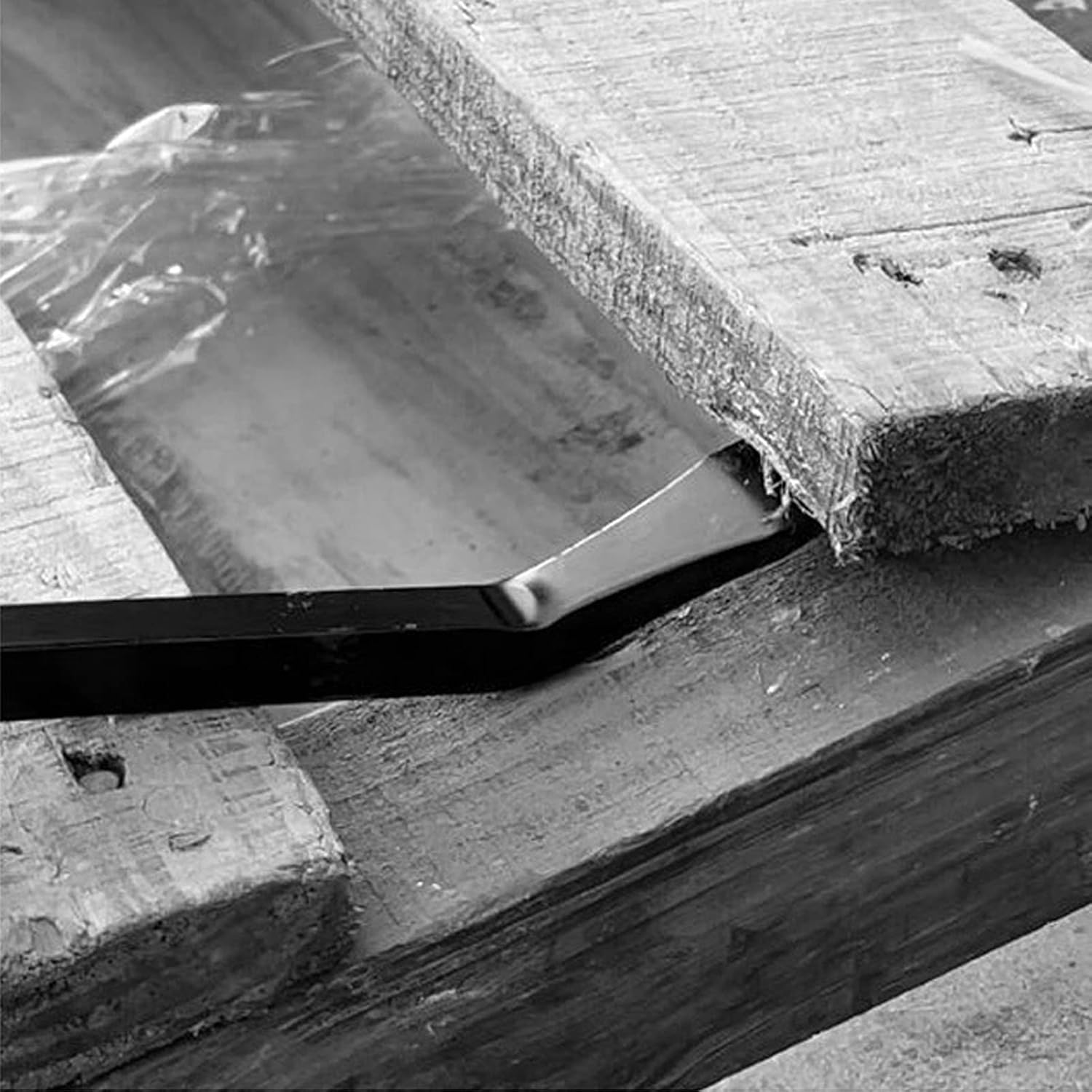 Barra de palanca multifuncional de 8 pulgadas, barra de palanca de metal con agarre cómodo para reparación de automóviles industriales