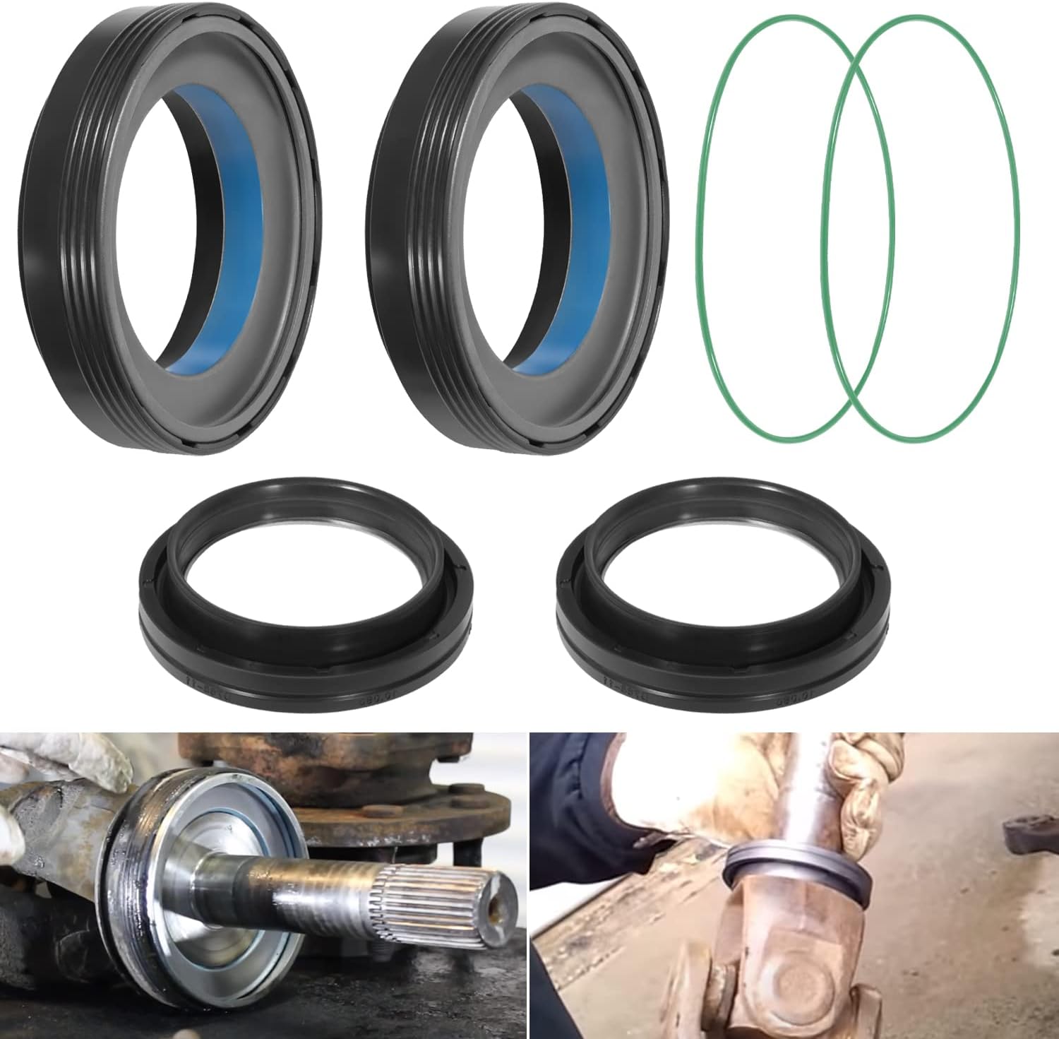 Kit de sellado de tubo y nudillos de vacío para Ford Super Duty Excursion F250 F350 F450 F550 Dana 50 60, repuesto OEM # 504911 , 5038 1, 41784-2