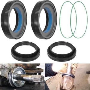 Kit de sellado de tubo y nudillos de vacío para Ford Super Duty Excursion F250 F350 F450 F550 Dana 50 60, repuesto OEM # 504911 , 5038 1, 41784-2 Kit de sellado de tubo y nudillos de vacío para Ford Super Duty Excursion F250 F350 F450 F550 Dana 50 60, repuesto OEM # 504911 , 5038 1, 41784-2
