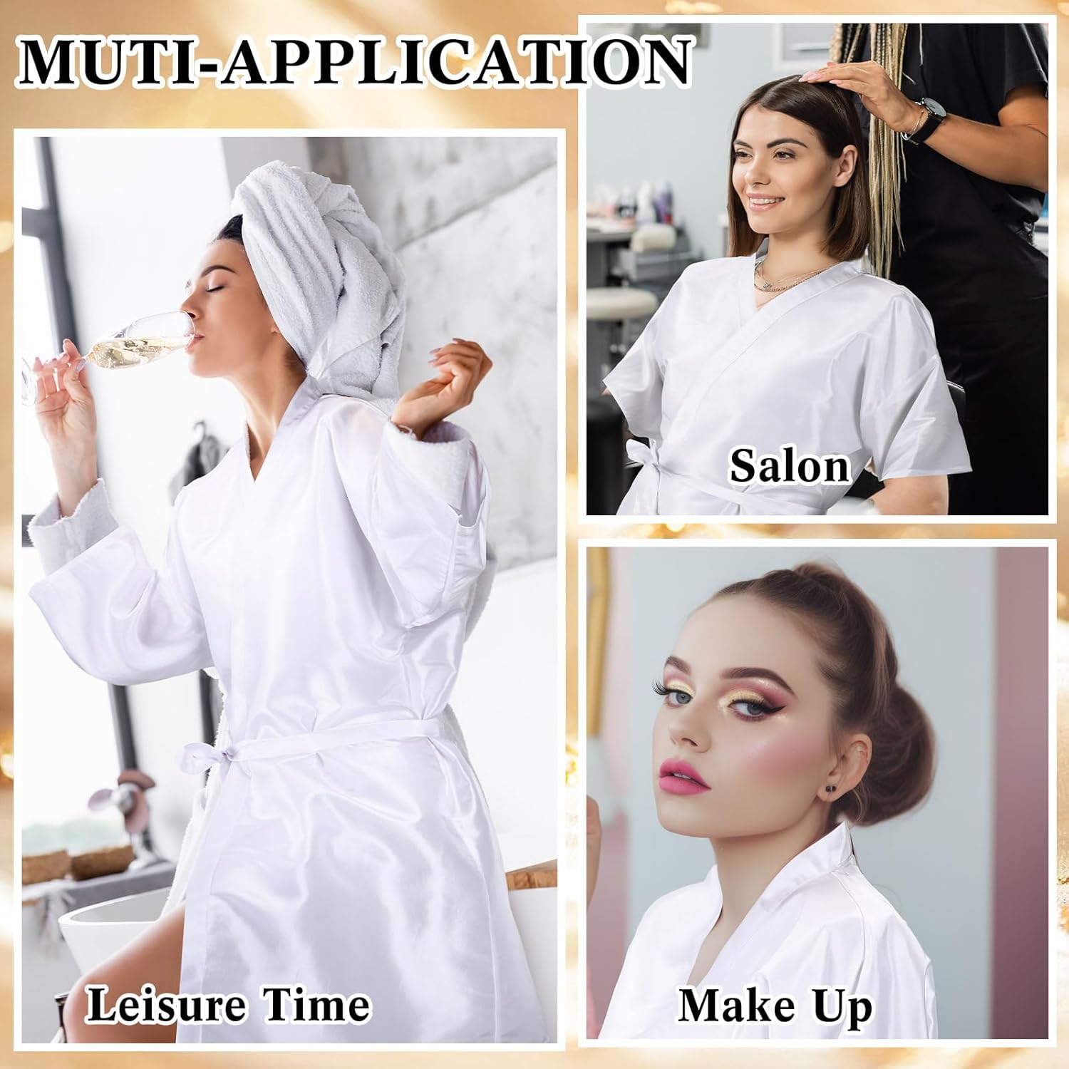 10 piezas vestido de salón cliente peluquería batas capas corte de pelo cabo salón batas para cliente peluquero delantal cubierta para estilista