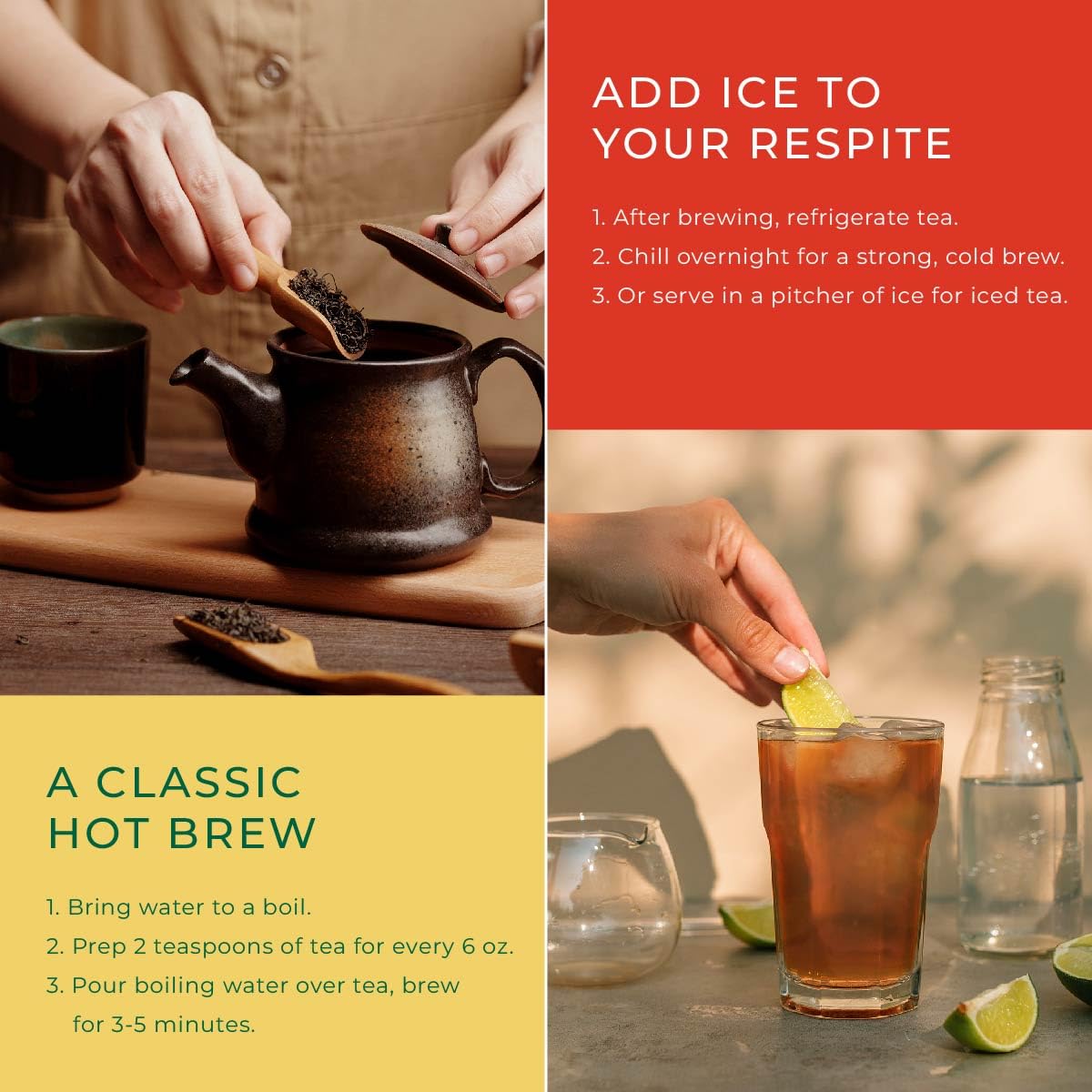 Gya Tea Co Té negro Chai de hoja suelta, té de cardamomo con cafeína, sin calorías, té de cardamomo con cafeína, té de hojas sueltas 100% natural