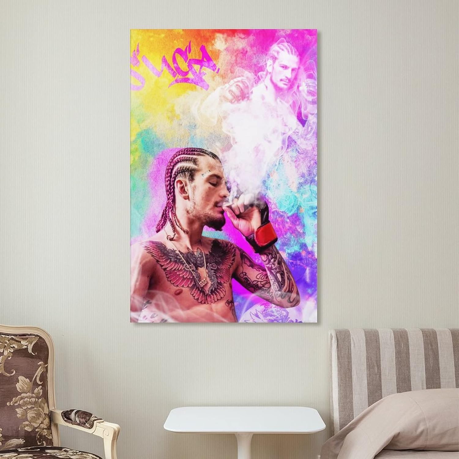 Sean O’Malley – Póster de arte de estrella de boxeo para regalo, póster de pintura en lienzo, arte de pared, decoración moderna, enmarcado, sin