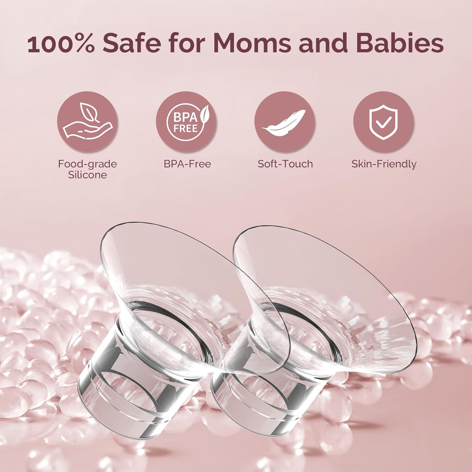 semai Insertos de brida de 131517190.827 in compatibles con rebordes Momcozy S12 ProS9 ProS12S9Medela de 0.945 in, reduce el túnel de pezón de 0.945