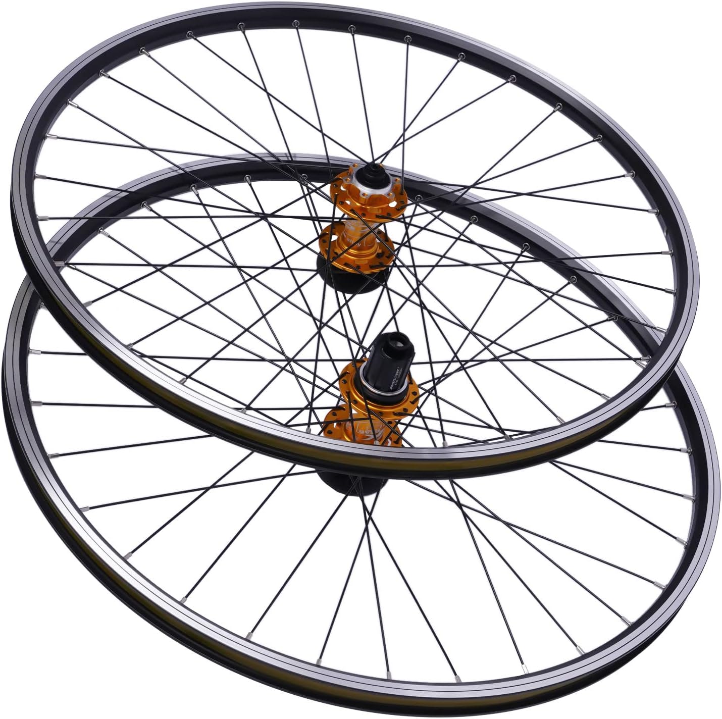 Juego de ruedas de bicicleta de montaña de 29 pulgadas, aleación de aluminio, freno de disco MTB, ruedas delanteras y traseras de liberación rápida,