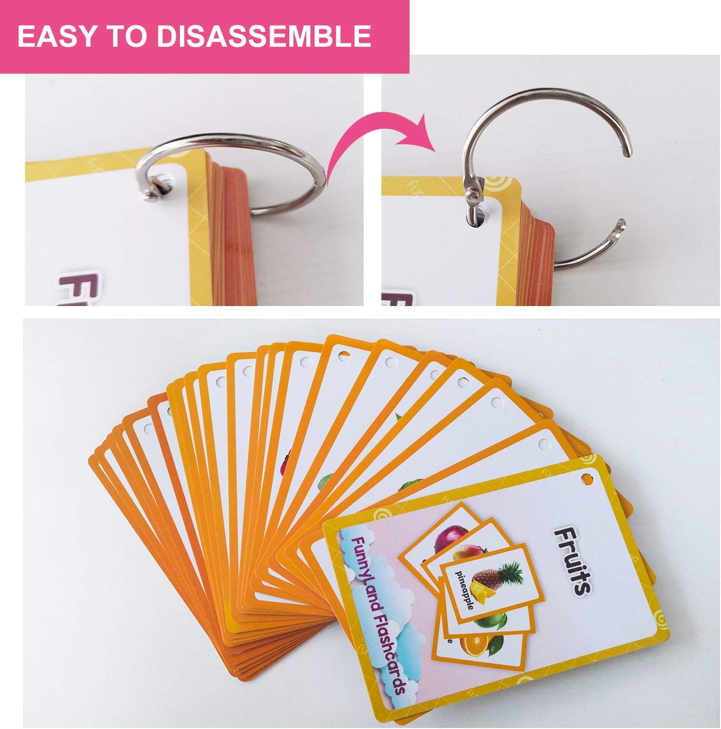 21 unidsset fruta niños regalos inglés tarjetas flash tarjeta de bolsillo educativo aprendizaje bebé juguetes para niños pre-jardín de infantes