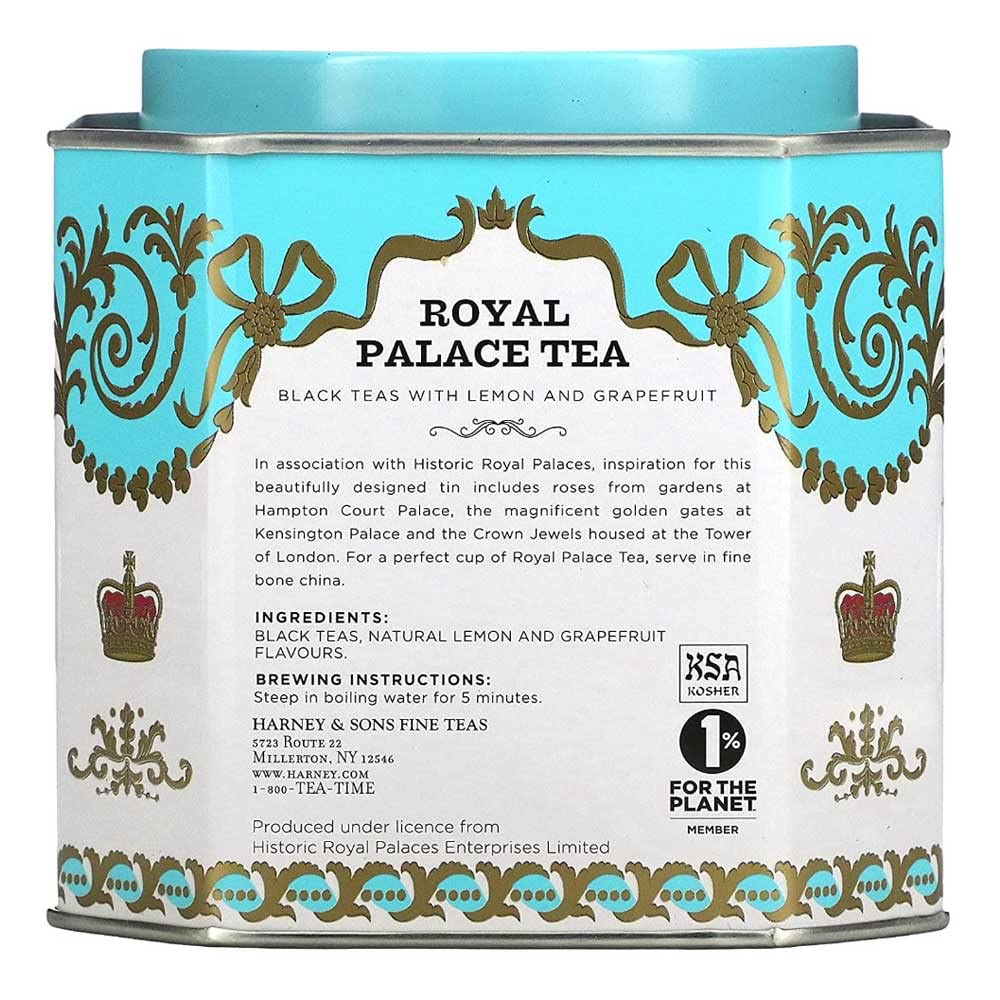 Harney & Sons Royal Palace – Lata de té, 30 bolsitas, 2.67onzas