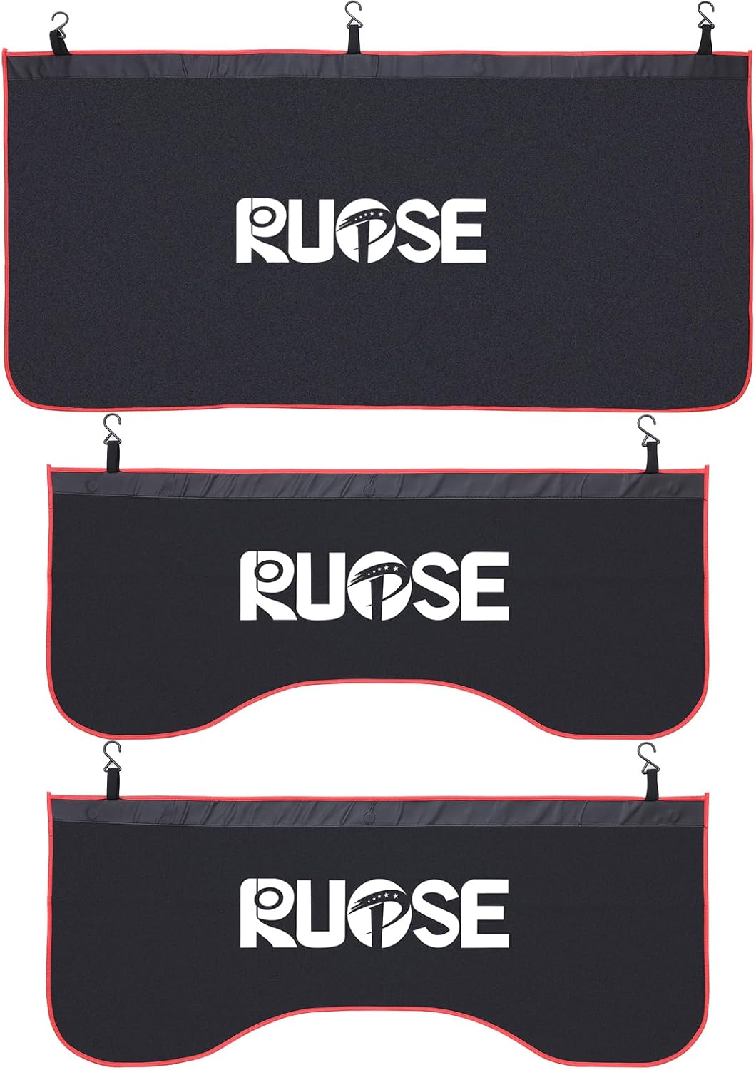 RUPSE Tapete magnético para guardabarros de mecánico automotriz, tapete protector para reparación de trabajos automotrices (negrorojo, mediano)