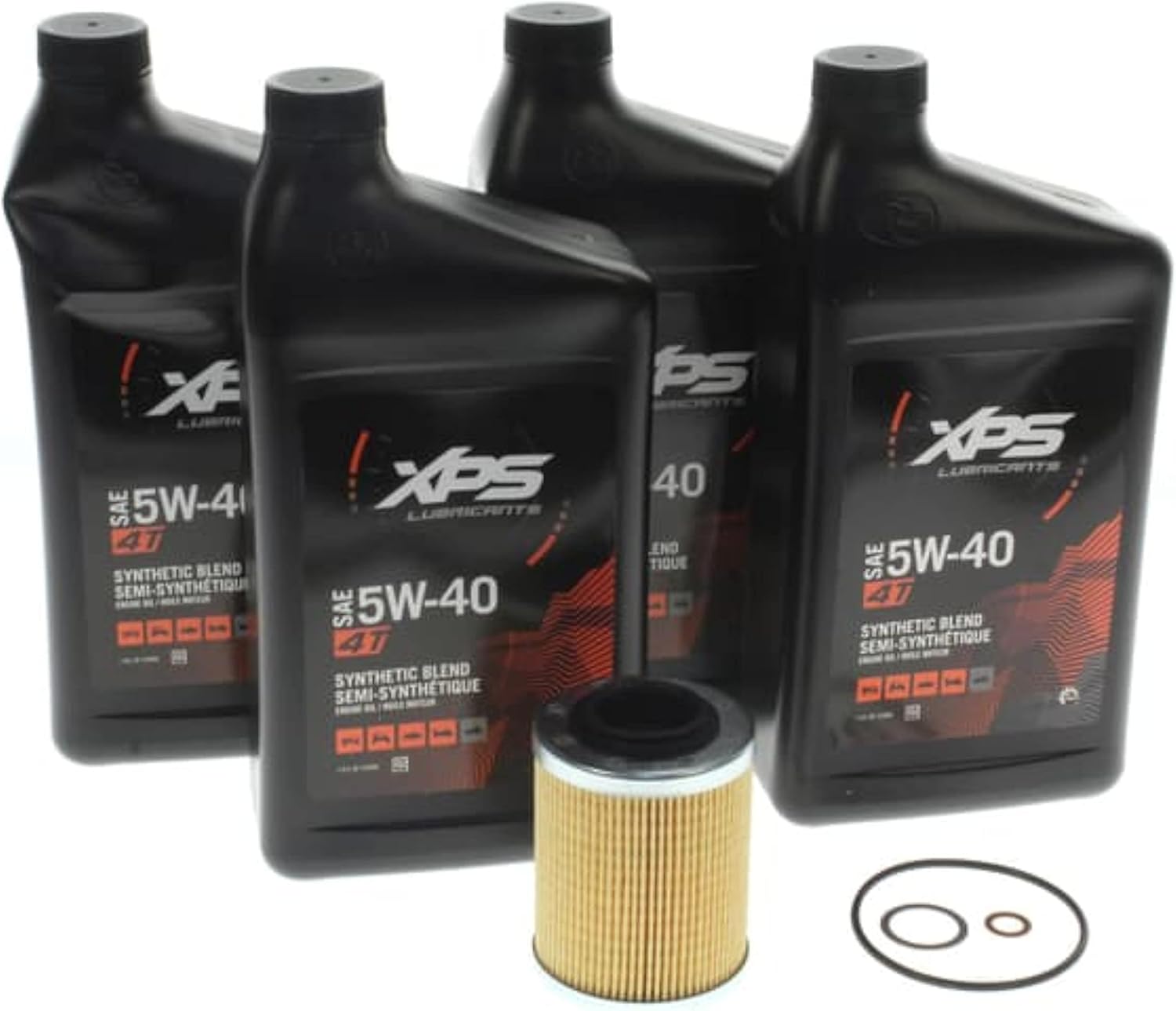 Can-Am Kit de cambio de aceite de mezcla sintética OEM 4T 5W-40 Rotax 900 ACE 9779260