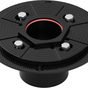 Base de drenaje de ducha, kit de brida de drenaje de ducha ABS de 2 pulgadas con adaptador roscado ajustable y junta de acoplador de goma para Base de drenaje de ducha, kit de brida de drenaje de ducha ABS de 2 pulgadas con adaptador roscado ajustable y junta de acoplador de goma para