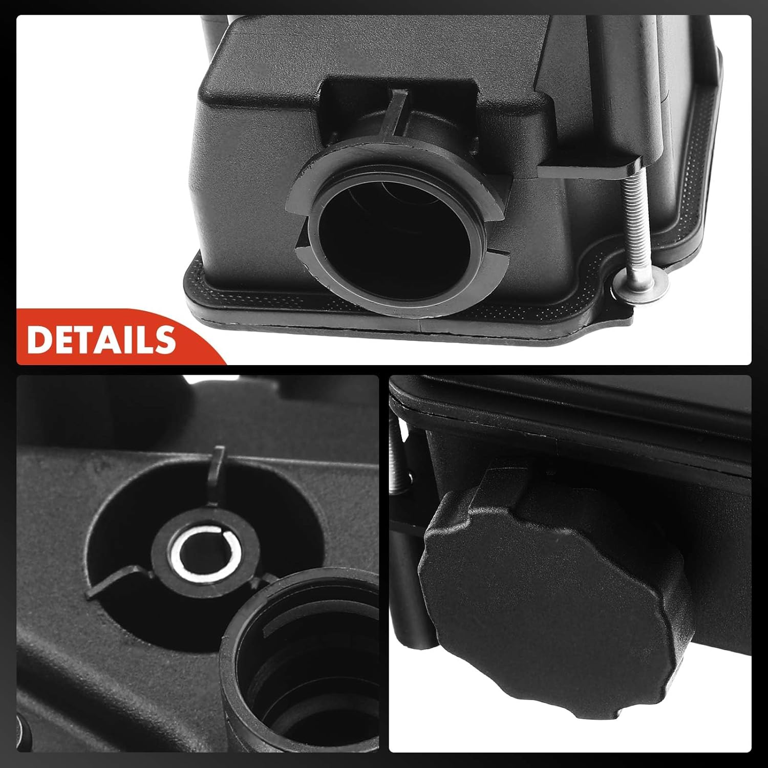A-Premium Depósito de dirección asistida con tapa compatible con Mercedes-Benz C280 2006-2007, C300 2008-2012, C350 2007-2011, E350 2007-2011,