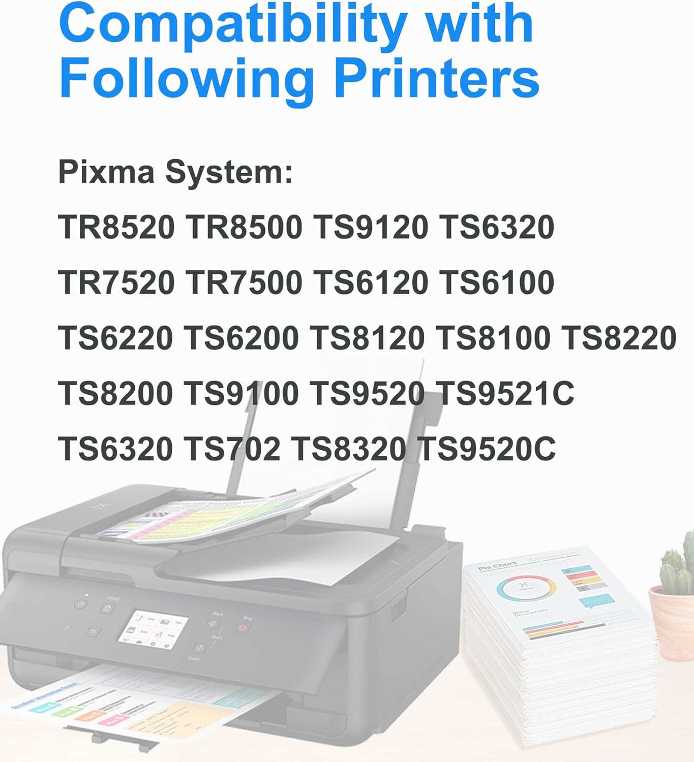 OGOUGUAN Cartucho de tinta compatible con Canon PGI-280XXL CLI-281XXL 280 XXL 281 XXL compatible con PIXMA TR7520 TR8520 TS6120 TS6220 TS8120 TS8220