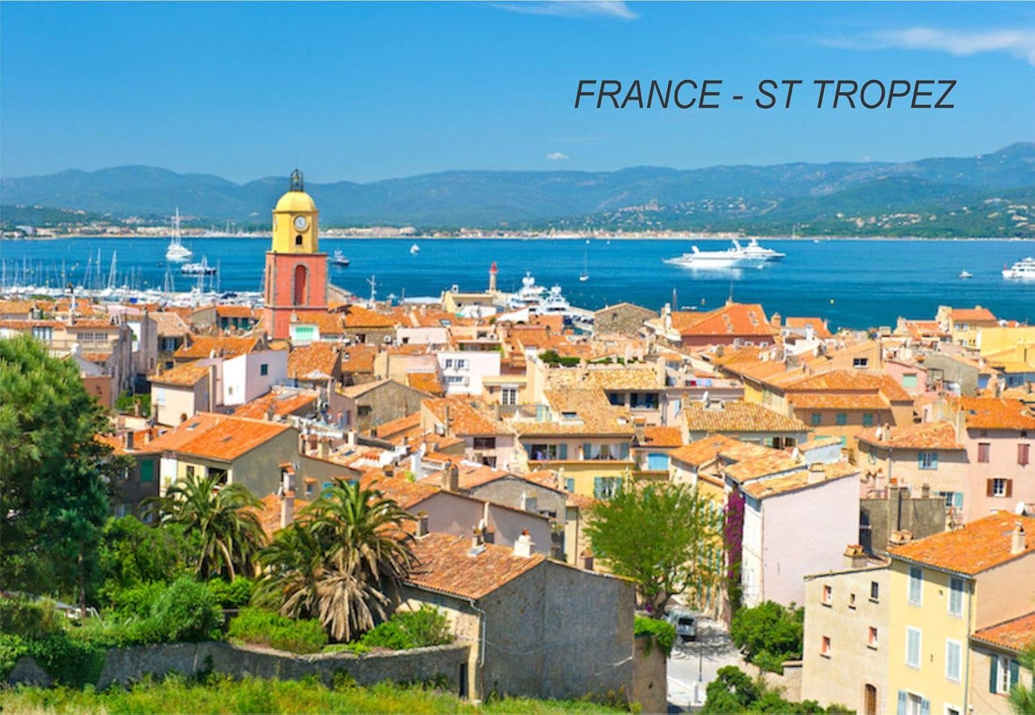 Francia Francia Frigorífico Frigorífico Imanes Grp 2 (1 pieza, Ciudad ST TROPEZ #FRA28)