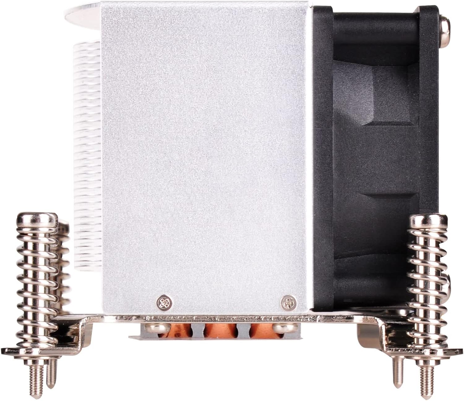 SilverStone Technology AR09-115XS 2U Servidor de montaje en bastidorpequeño factor de forma Intel CPU Cooler con soporte de tornillo, SST-AR09-115XS