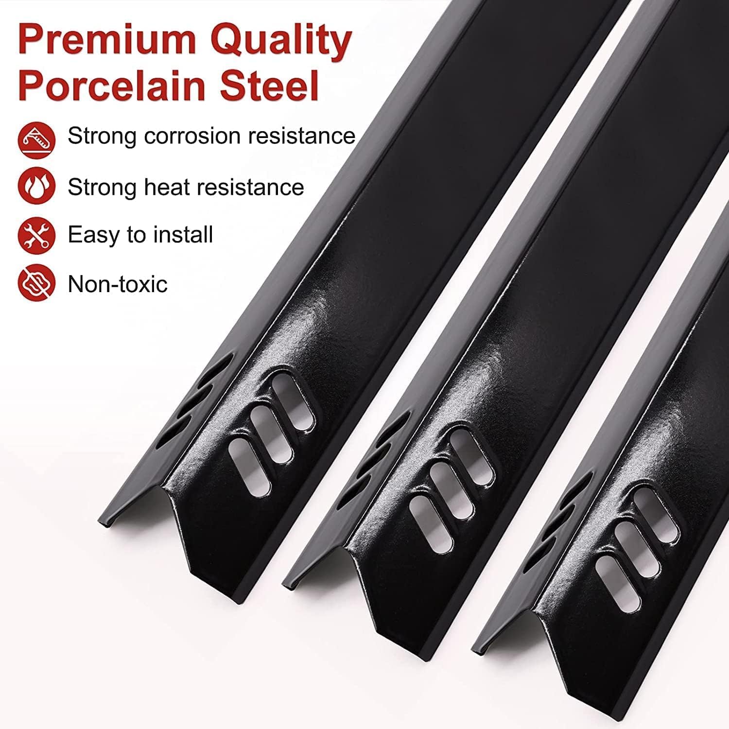 Adviace Placa de protección térmica para parrilla de patio trasero BY14-101-001-05 GBC1690W BY16-101-002-06, Outdoor Gourmet SRGG31403, Uniflame