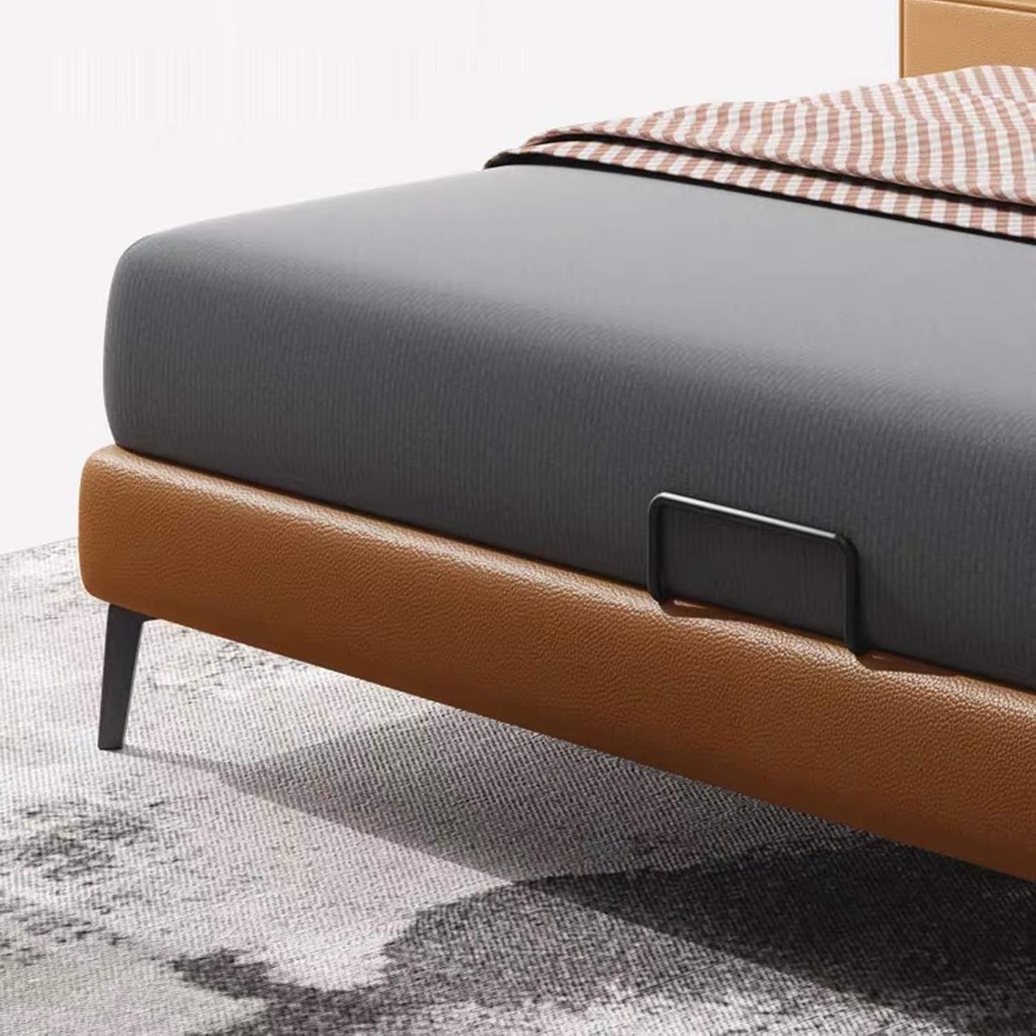 Patas de cama triangulares de hierro resistente con patas de soporte de esquina, patas de repuesto para cama, patas de mesa, armarios, patas de
