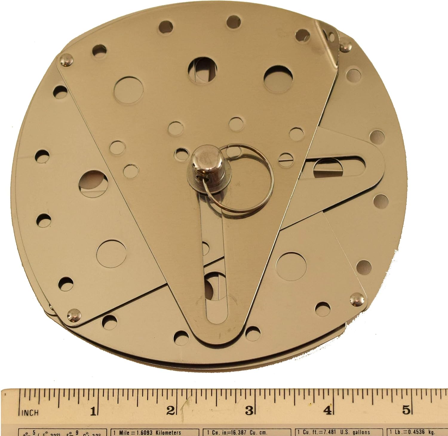 Otoshibuta – Tapa abatible de acero inoxidable ajustable de 5.5 a 9.1 pulgadas de tamaño flexible