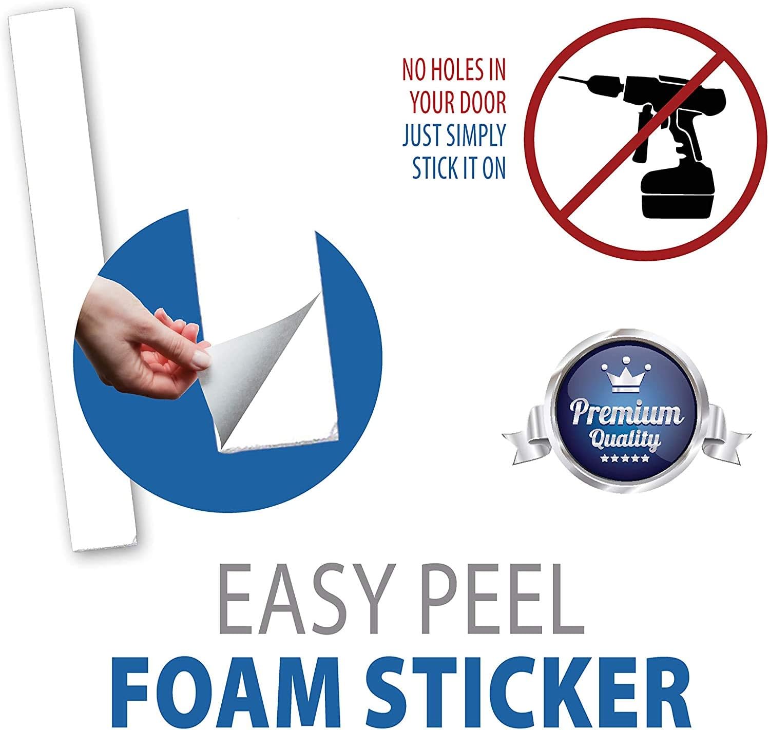 MEZUZAH – Soporte de plástico plateado de 5 pulgadas para desplazamiento de 3.9 in, goma impermeable, corcho, lote de 5 (transparente, 10 (para