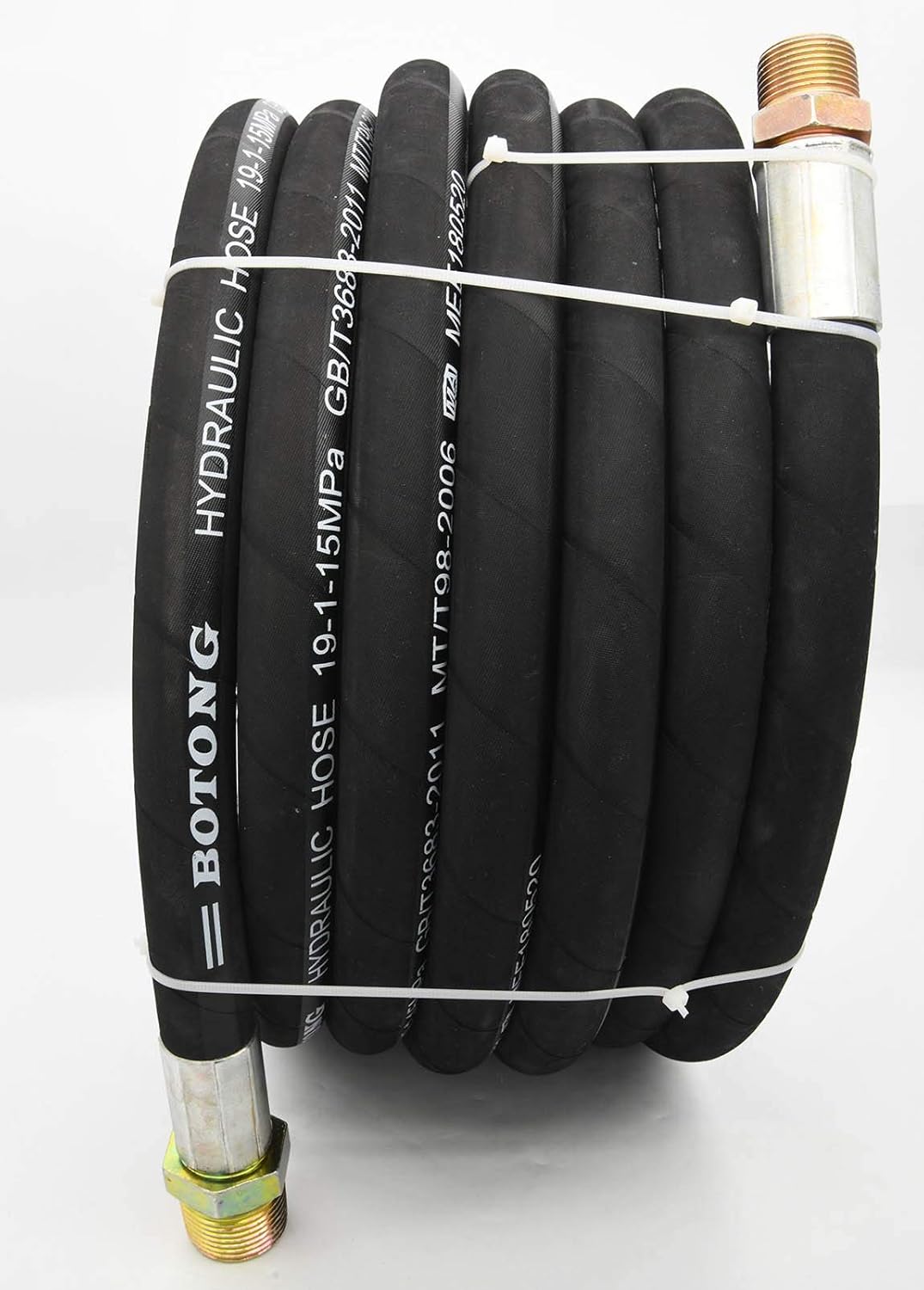 BOOTOP PIN – Manguera de transferencia de combustible de 34 pulgadas, manguera de transferencia de combustible de granja con accesorios, para