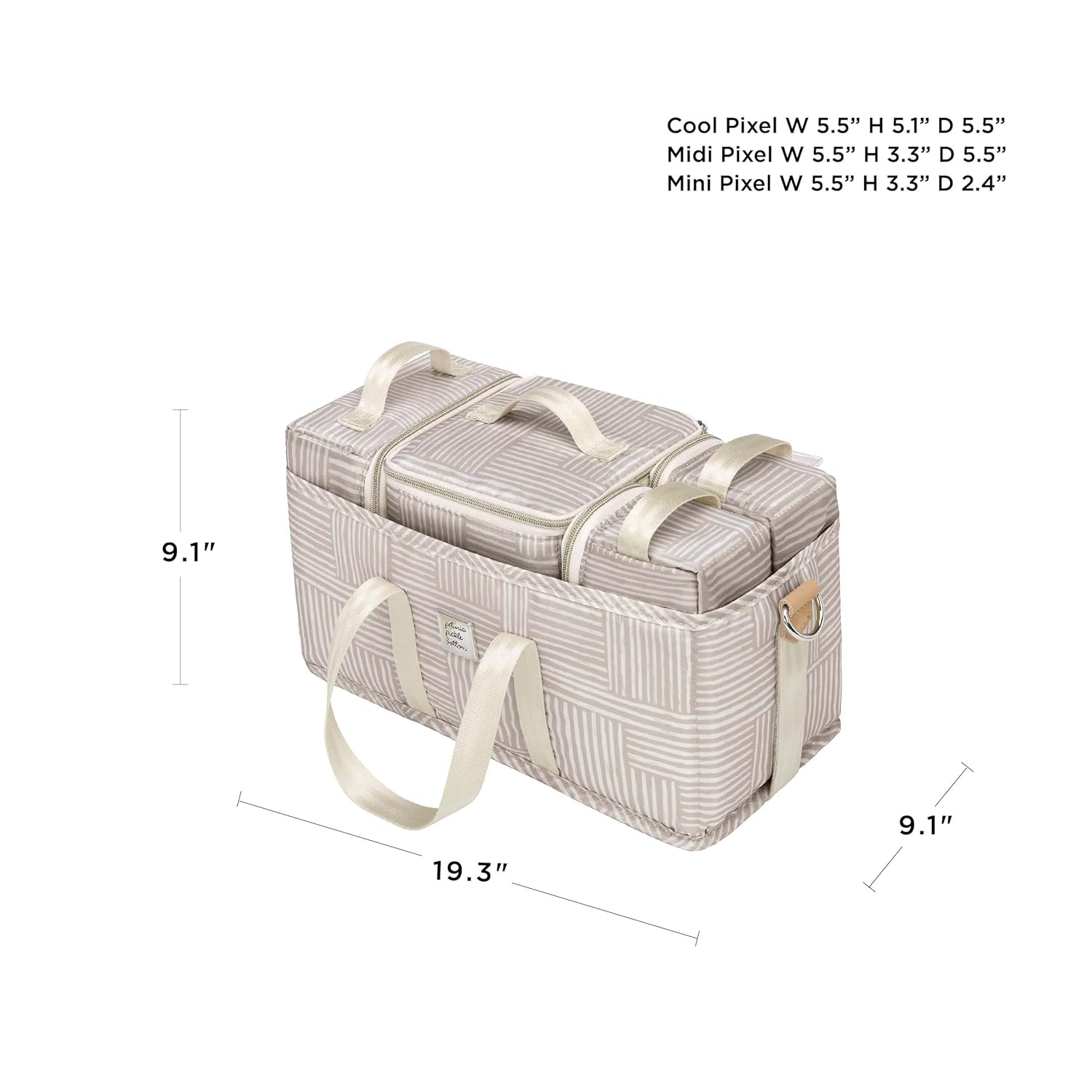 Petunia Pickle Bottom Kit de lujo Inter-Mix  Organizador de pañales para bebé  Mantén todo organizado en bolsa de pañales, cochecito o guardería,