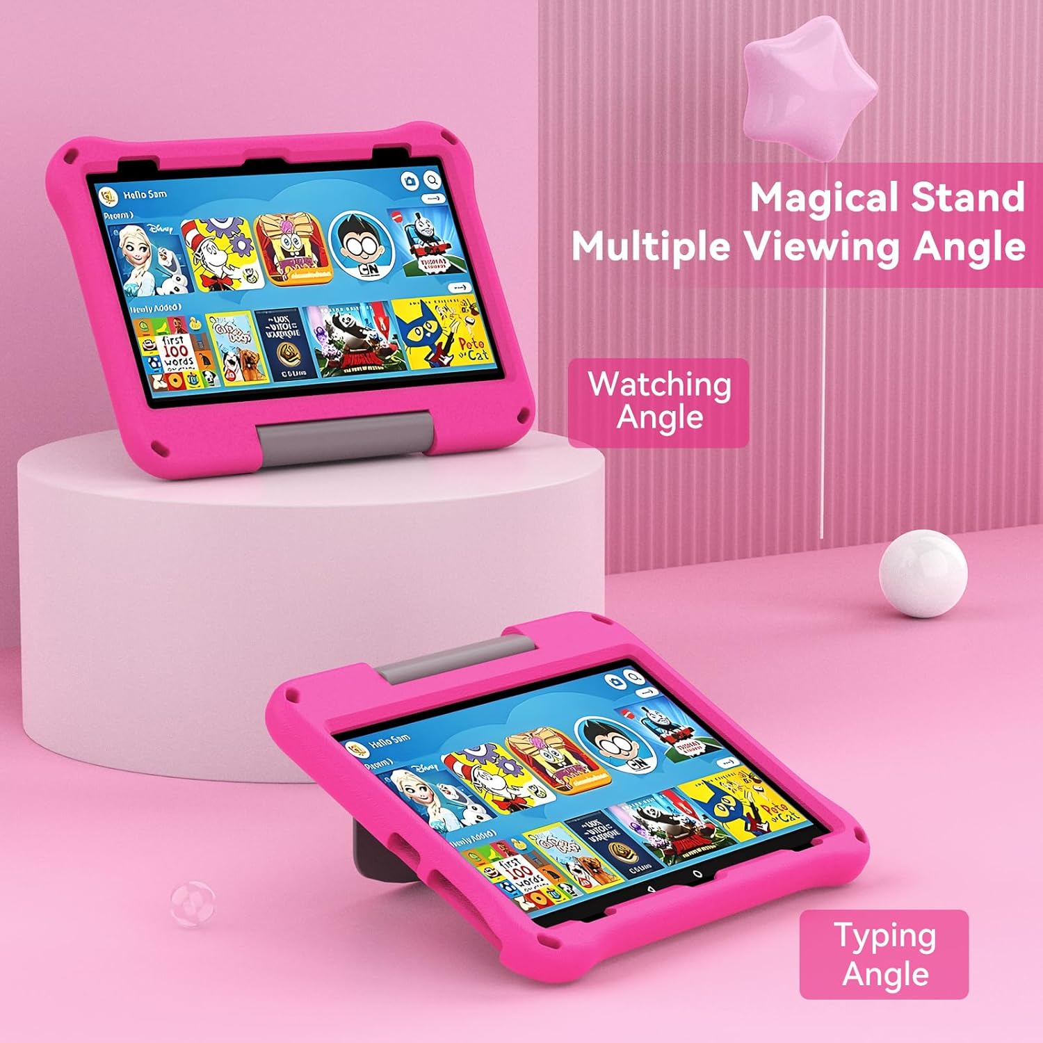 Auorld – Funda para tablet de 11 pulgadas para niños (compatible con 13 generación, versión 2023), ligera, a prueba de golpes, de EVA, con soporte