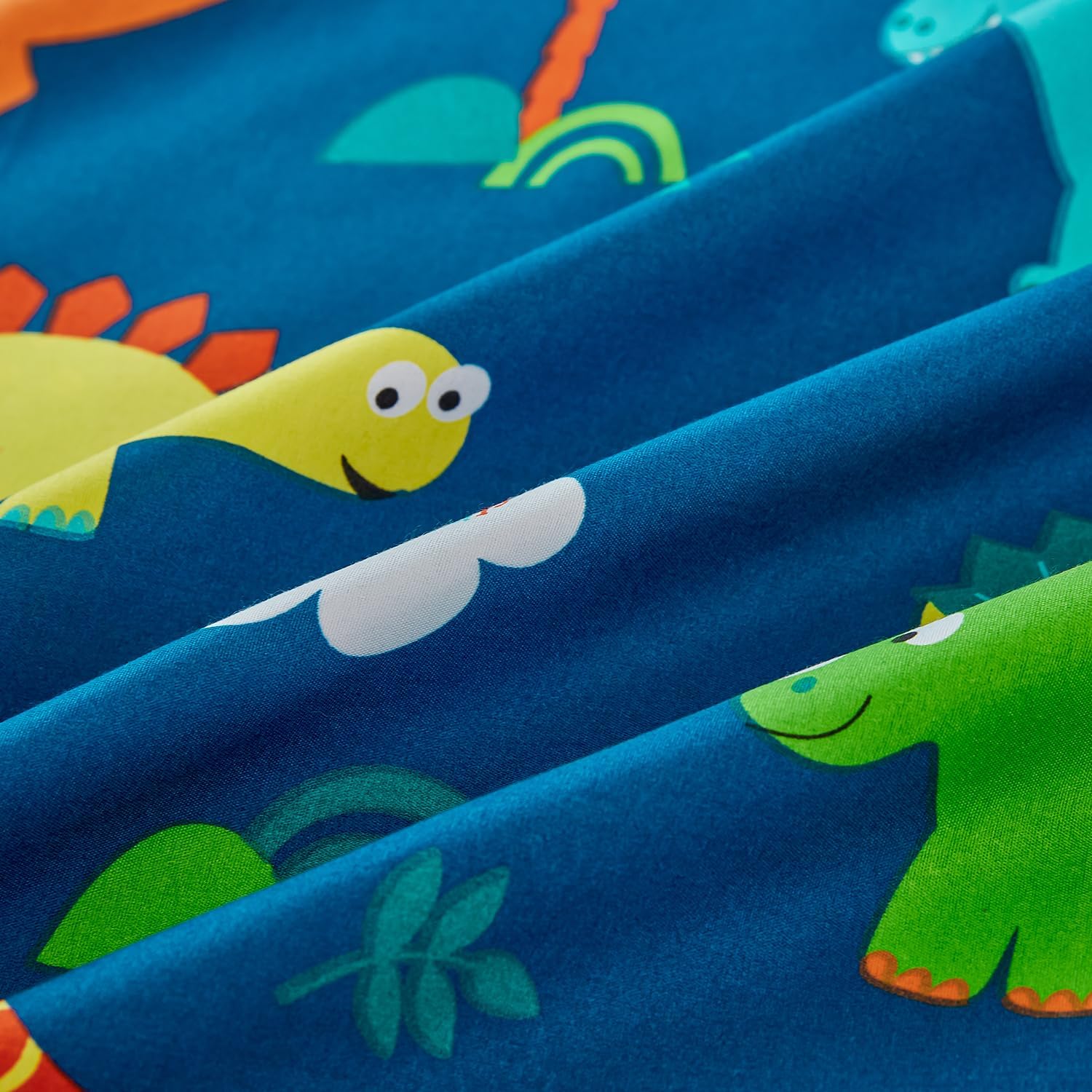 WINLIFE Juego de sábanas de dinosaurio individual para niños, 3 piezas, sábanas de microfibra suave y acogedoras tamaño individual – Sábanas de