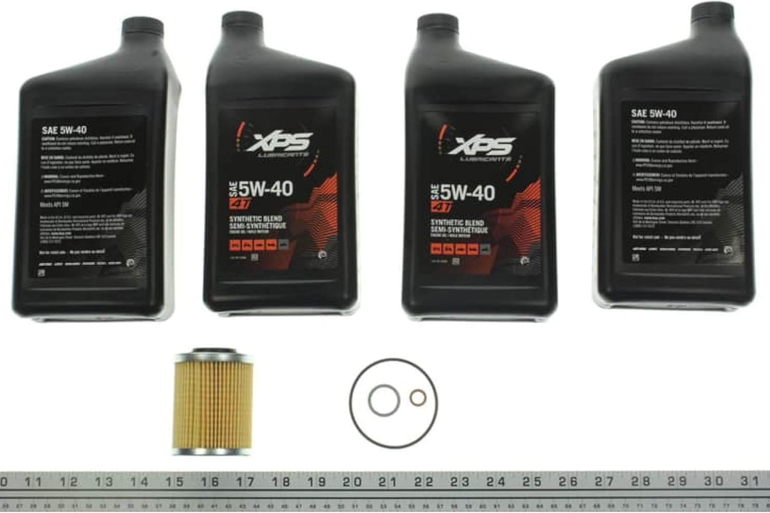Can-Am Kit de cambio de aceite de mezcla sintética OEM 4T 5W-40 Rotax 900 ACE 9779260