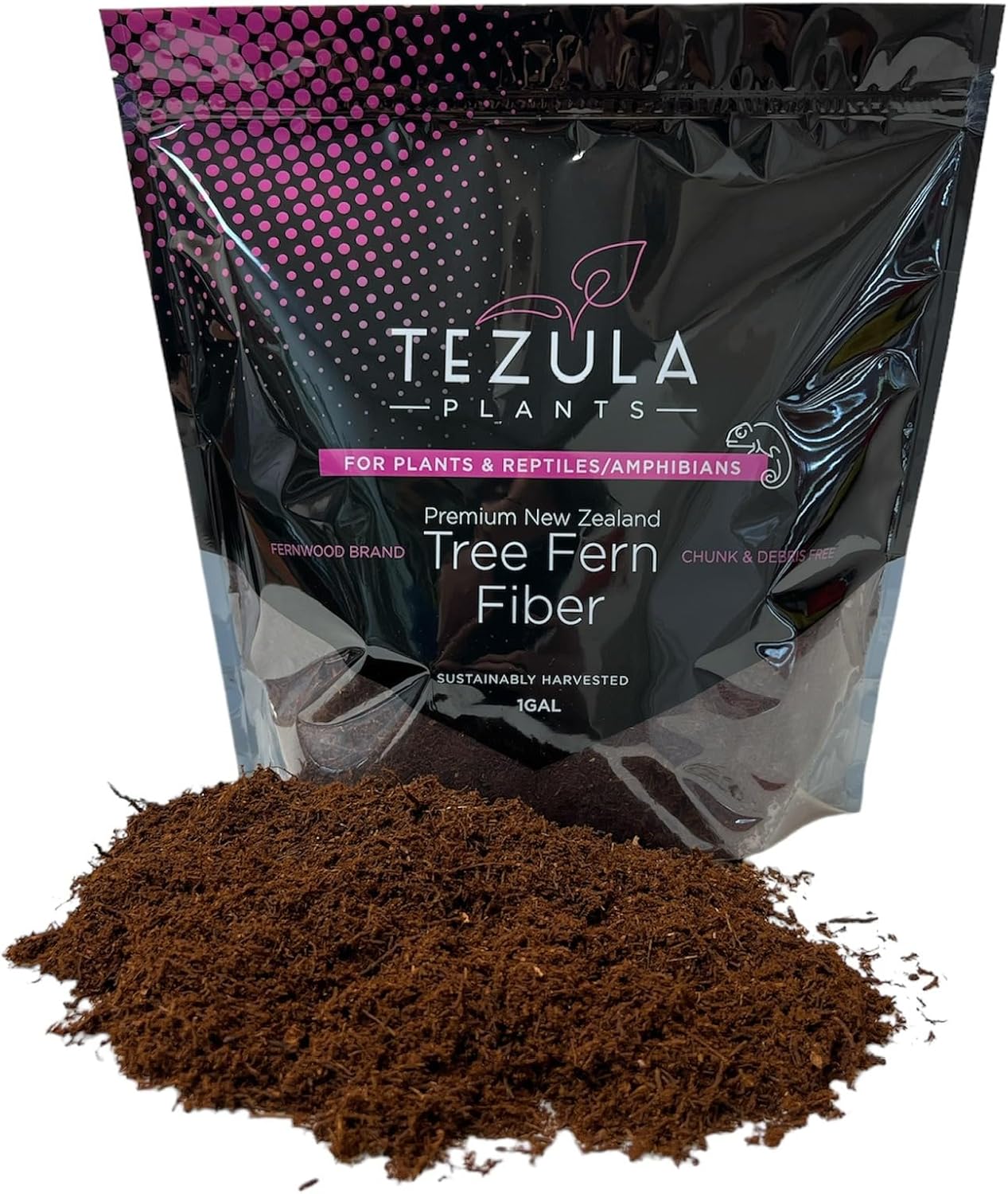 Fibra de helecho arbóreo de Nueva Zelanda de primera calidad (sin escombros), medio de cultivo y sustrato de reptil, natural, orgánico, de larga