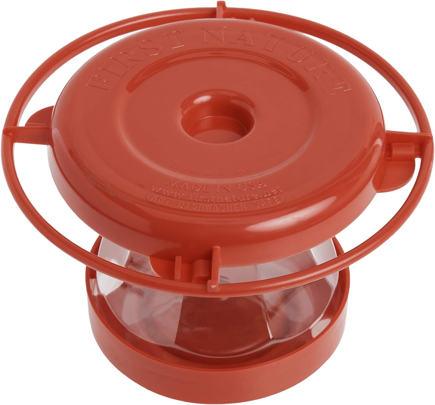 First Nature 993091-546 Alimentador de flores para colibríes, 16 onzas, rojo