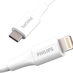 Philips Accesorios Cable de carga USB-C a Lightning, cable de 4 pies, para iPhone 1211 ProX88 Plus, iPad, Airpods, blanco, DLC4202V37 Philips Accesorios Cable de carga USB-C a Lightning, cable de 4 pies, para iPhone 1211 ProX88 Plus, iPad, Airpods, blanco, DLC4202V37