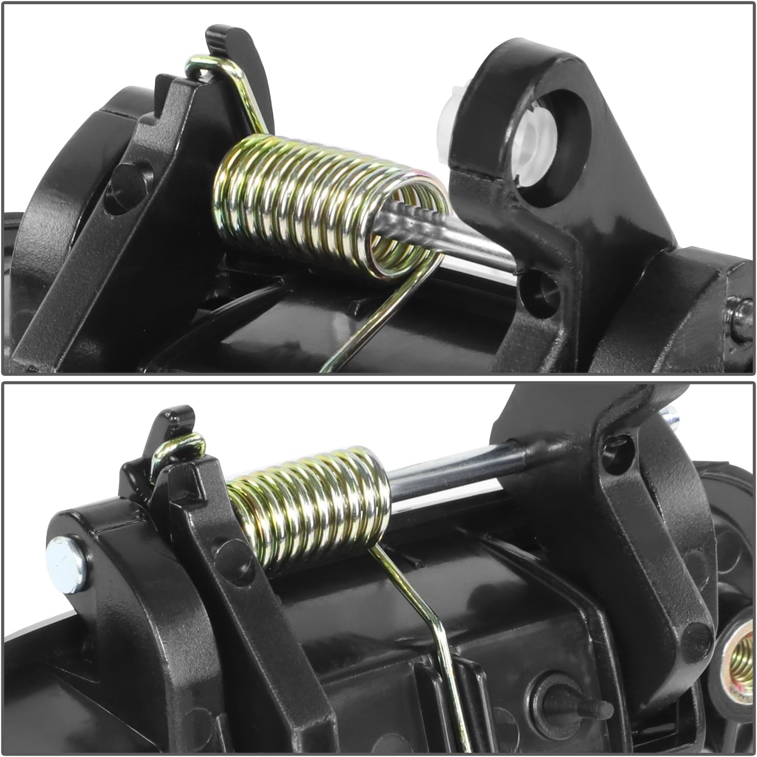 DNA MOTORING Manija de puerta exterior trasera derecha compatible con Honda Civic Sedan 96-00, negro, OEM-DHO-01076