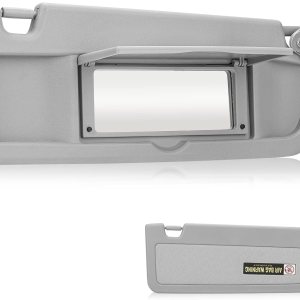 Visera solar del lado del pasajero derecho para Honda Civic EX LX Sedan SI Coupé 2006 2007 2008 2009 2010 2011 83230-SNA-A01ZA (gris) Visera solar del lado del pasajero derecho para Honda Civic EX LX Sedan SI Coupé 2006 2007 2008 2009 2010 2011 83230-SNA-A01ZA (gris)