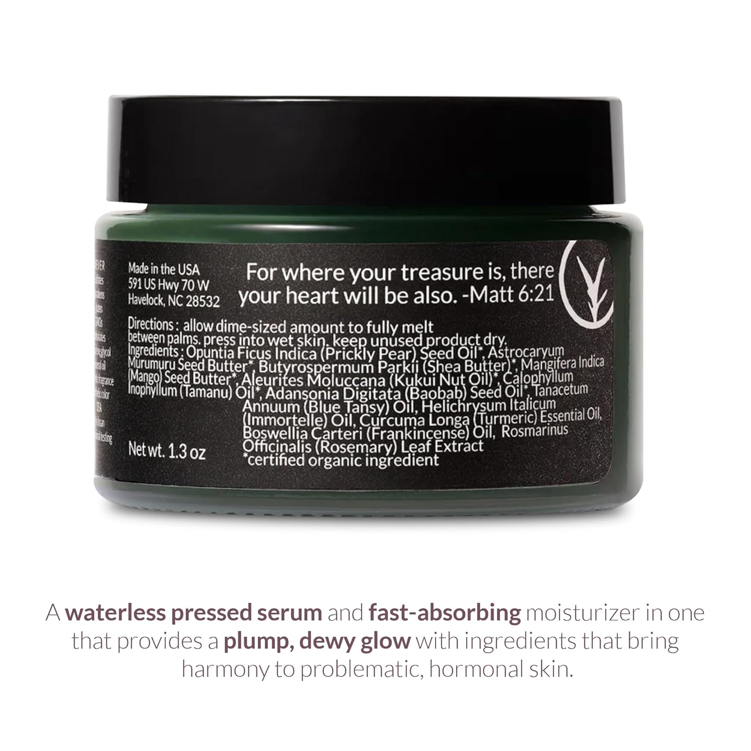 BambuEarth Concentrado de cactus de hidratación intensa, hidratante facial, ingredientes orgánicos y certificado EWG, fórmula para el cuidado de la