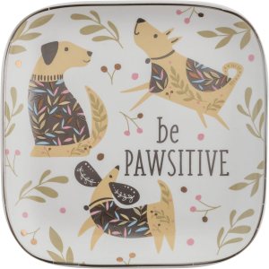 Flora – Bandeja cuadrada para baratijas para perros grandes Flora – Bandeja cuadrada para baratijas para perros grandes