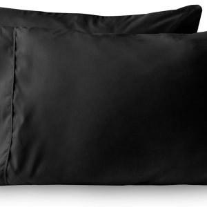 Funda de almohada 100% algodón ultrasuave de 800 hilos, duradera y sedosa, tejido de satén de algodón puro (funda de almohada tamaño estándar), Funda de almohada 100% algodón ultrasuave de 800 hilos, duradera y sedosa, tejido de satén de algodón puro (funda de almohada tamaño estándar),