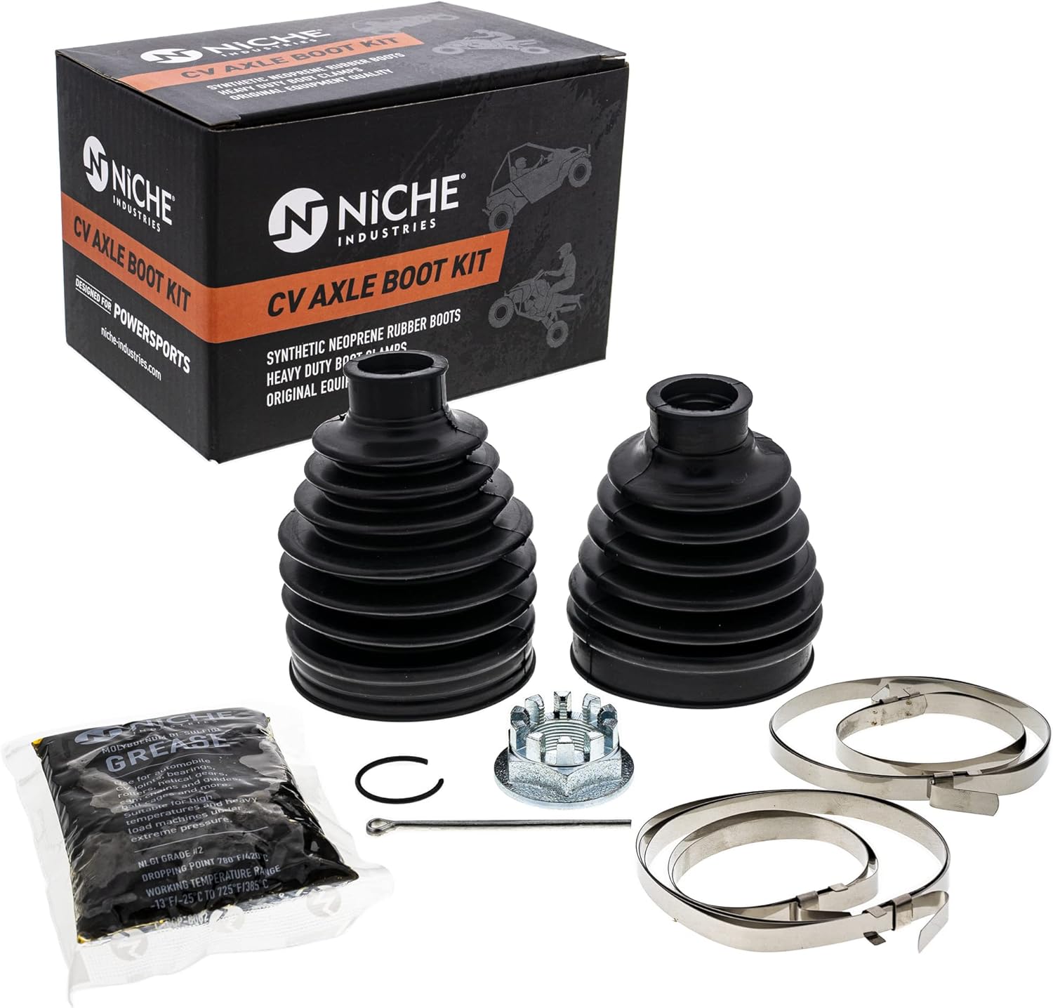 NICHE Kit de arranque de eje CV trasero para Honda 42230-HR6-A62 Rancher 420 Foreman Rubicon 500 ATV
