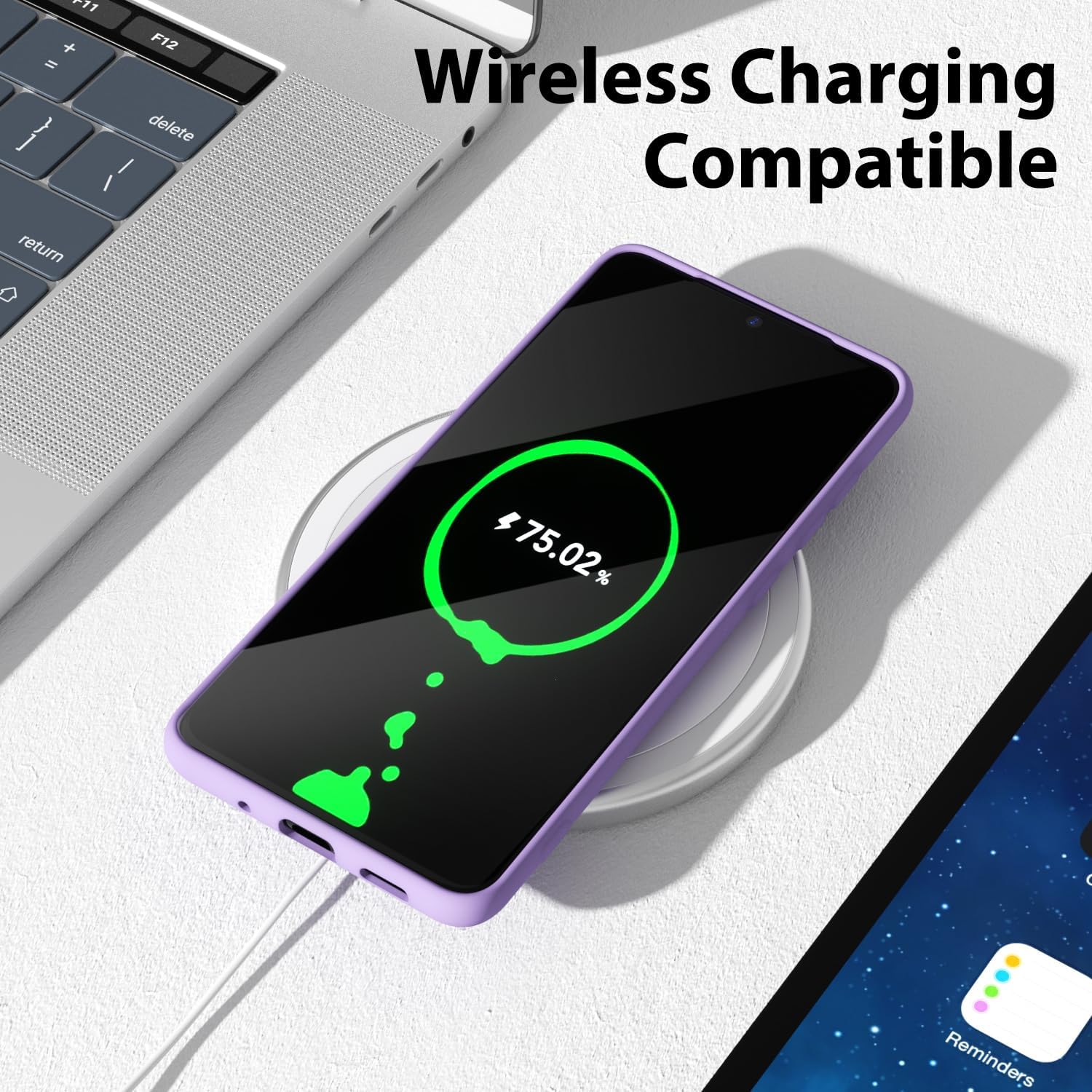oakxco Funda de silicona líquida para Samsung Galaxy S20 Plus, bonita funda delgada y delgada de goma suave de TPU para mujeres y niñas, protección