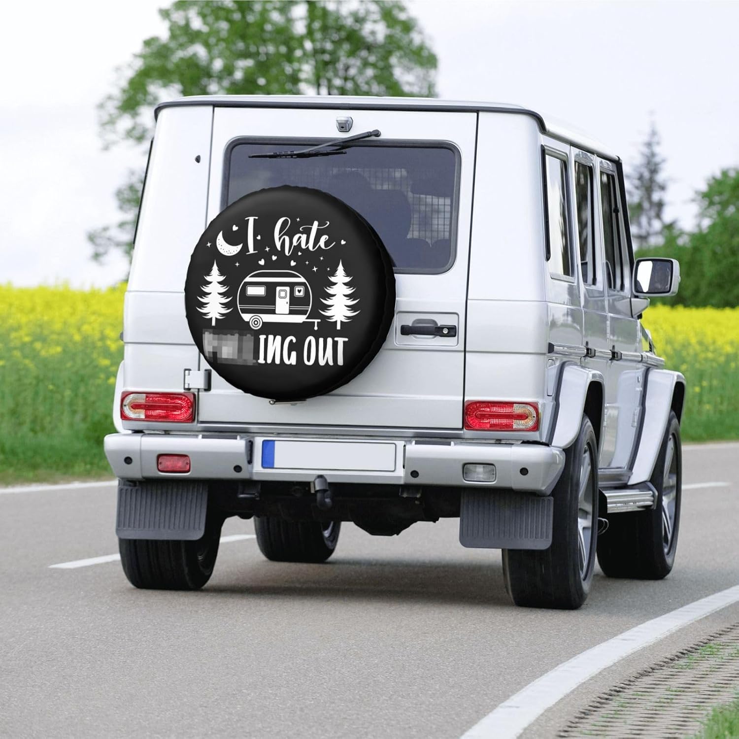 I Hate Pulling Out – Cubierta de neumático de repuesto para caravana, remolque, cámper, protectores de rueda de cámper, resistentes a la intemperie,