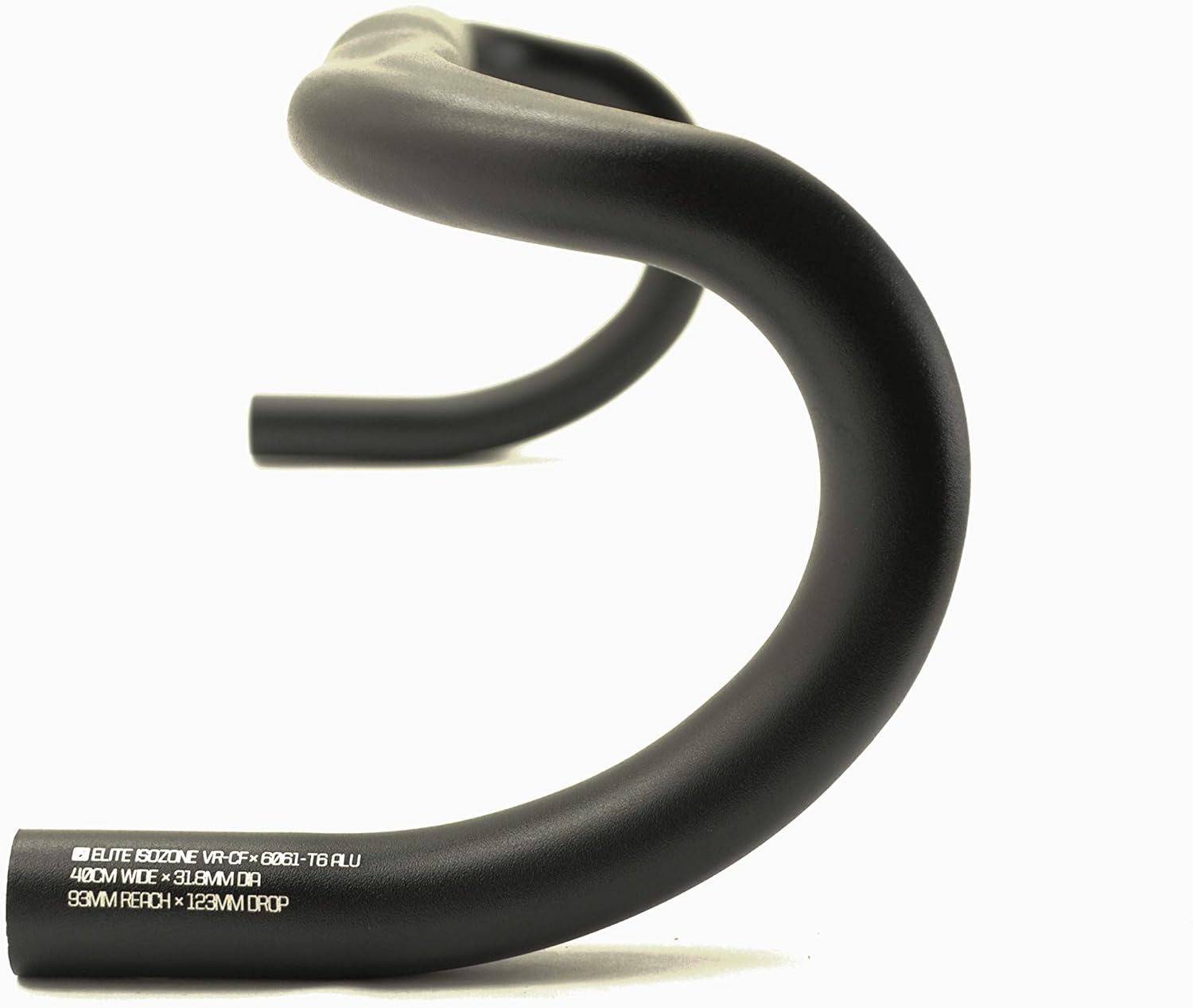 Bontrager Elite IsoZone VR-CF – Manillar de aluminio para bicicleta de carretera, 16.5 in