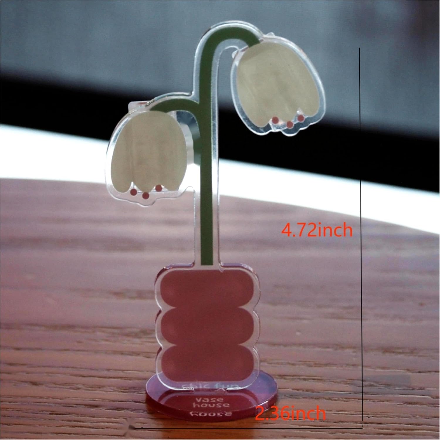 3 piezas de acrílico para escritorio, soporte de clip de flores, clip de exhibición de fotos de escritorio en casa, oficina, soporte para fotos,