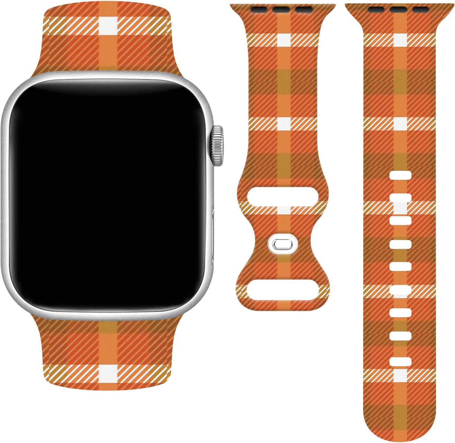 Correa de reloj de otoño compatible con Apple Watch de 1.496 in 1.575 in 1.614 in 1.654 in 1.732 in 1.772 in 1.929 in, correas de repuesto