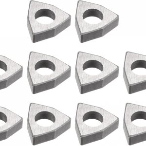 uxcell Shim MW0804 – Herramienta de torneado de carburo para asiento de cuña (10 unidades) uxcell Shim MW0804 – Herramienta de torneado de carburo para asiento de cuña (10 unidades)