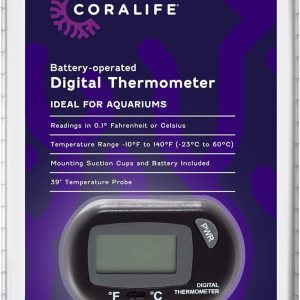 Coralife Termómetro digital de agua para acuario Coralife Termómetro digital de agua para acuario