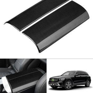 Karltys Funda de consola central para Mercedes Benz C300 2022-2024 2023 2024 GLC 300, protector de fibra de carbono para accesorios Mercedes C300, Karltys Funda de consola central para Mercedes Benz C300 2022-2024 2023 2024 GLC 300, protector de fibra de carbono para accesorios Mercedes C300,