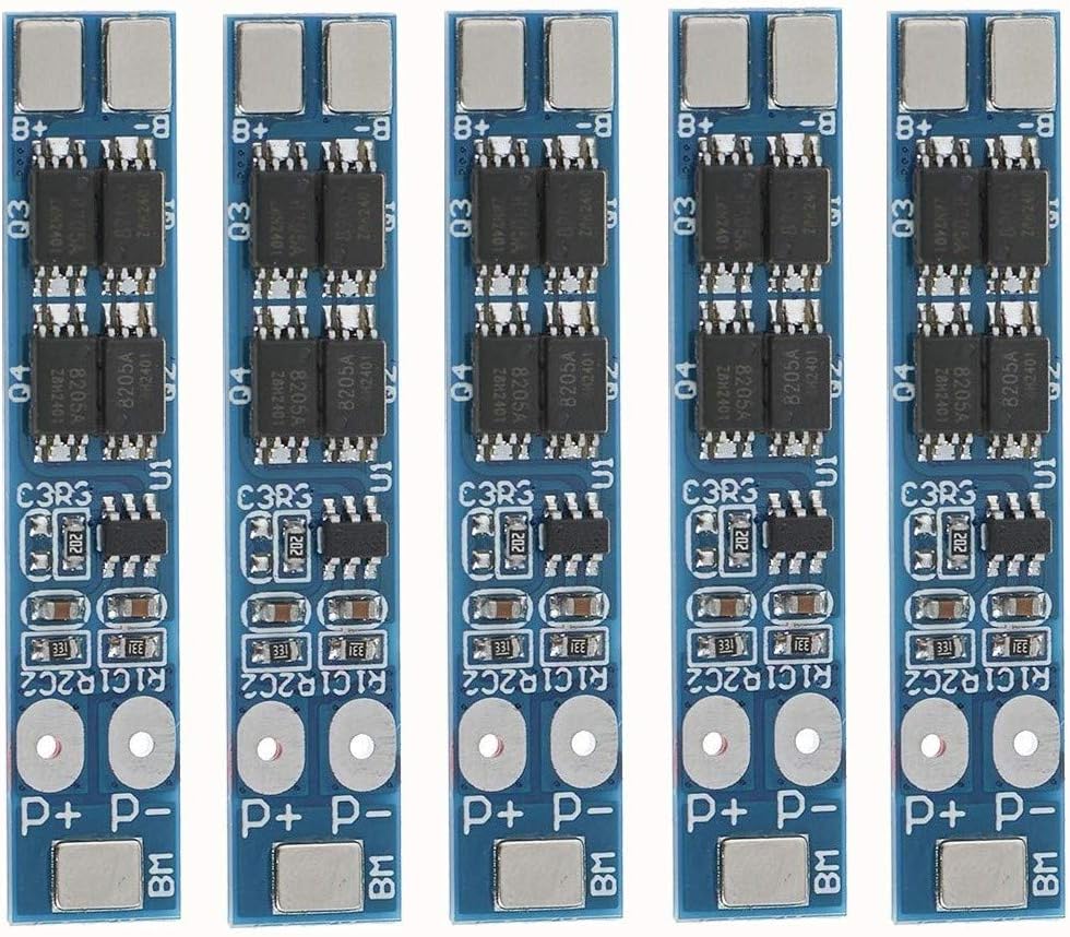 5 unids 2S 7.4 V 8.4 V 8 A 18650 cargador PCB BMS placa de protección para celda de batería de litio de iones de litio