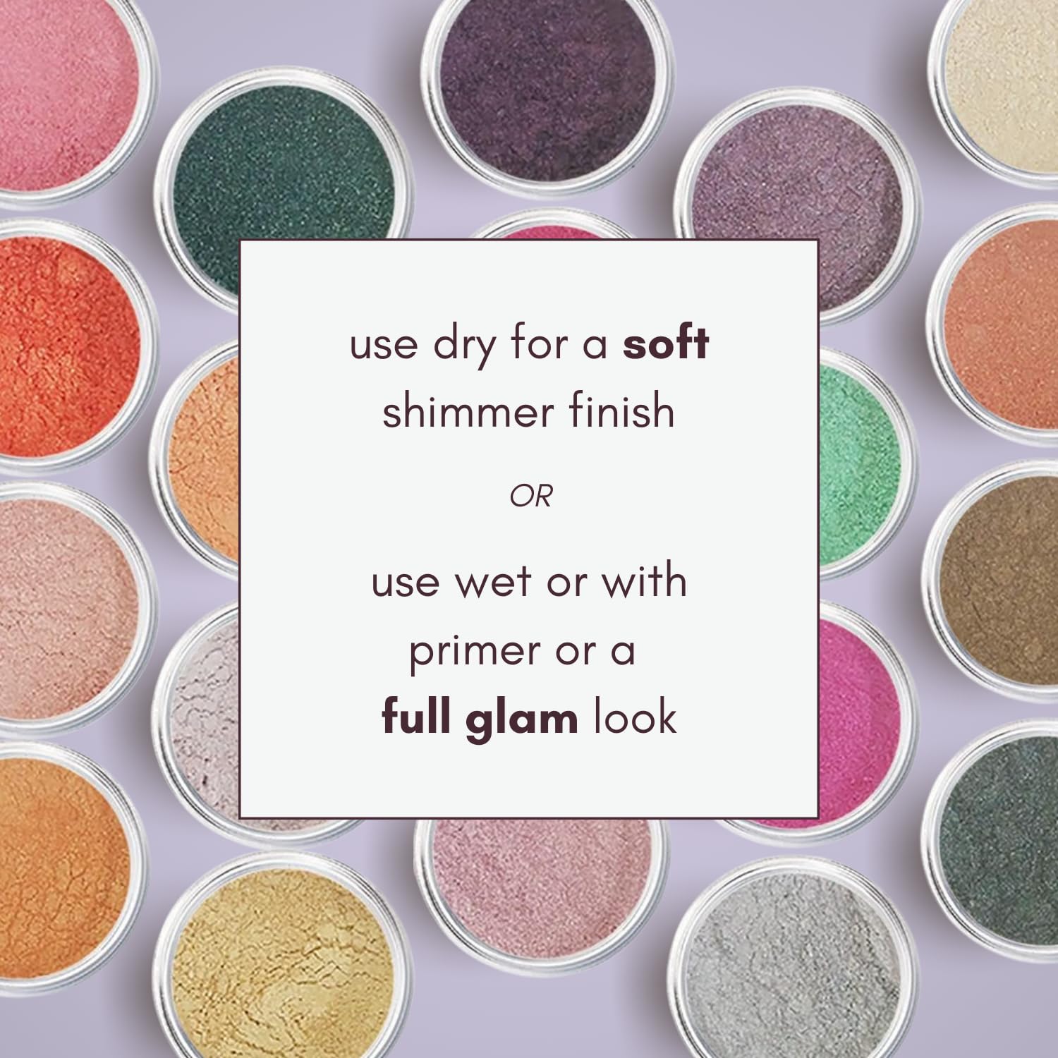 Aqua Ice Paleta de sombras de ojos sombra de ojos azul, sombra de ojos crema, purpurina, brillo, mate, maquillaje mineral con ingredientes