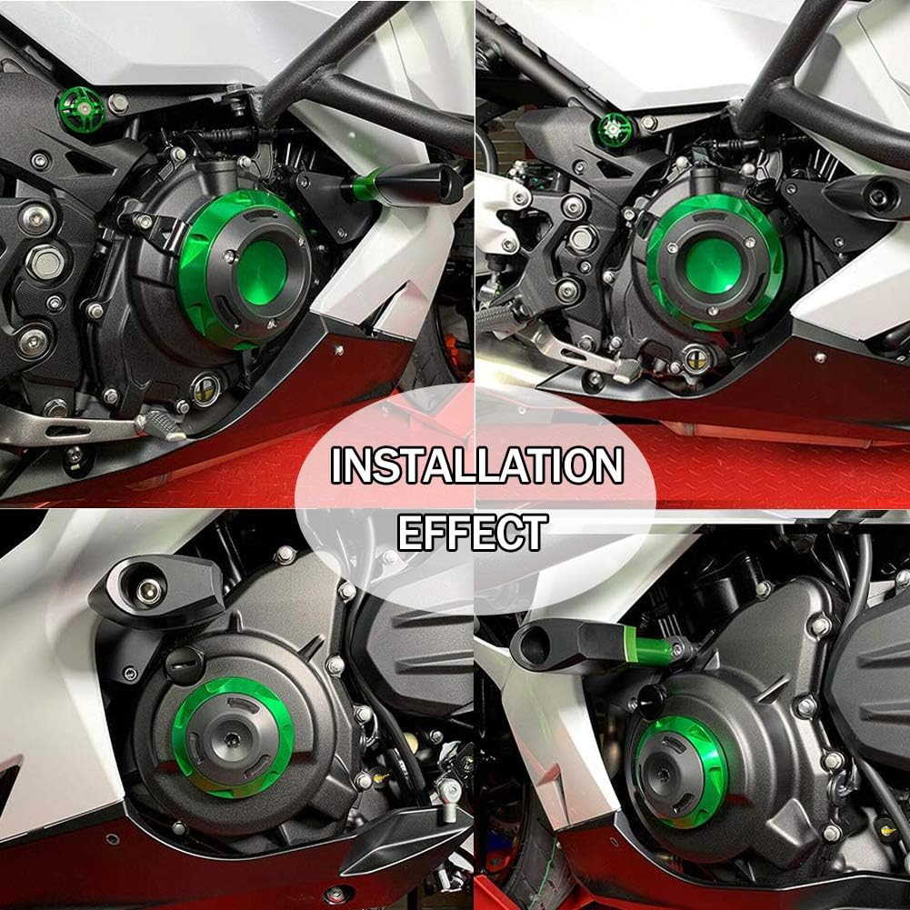 Protector deslizante para marco de motocicleta, protección contra caídas de golpes, protección del motor para Ka.wasaki Ninja 400 Ninja 250 Ninja400